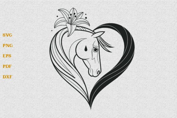 Download Horse Heart SVG Horse Lover SVG Cut File - Horse lover svg Collection