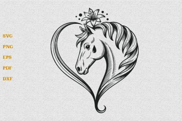 Download Horse Heart SVG Horse Lover SVG Cut File - Horse lover svg Collection