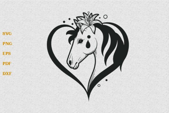 Download Horse Heart SVG Horse Lover SVG Cut File - Horse lover svg Collection